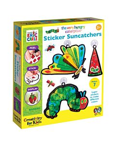 Creativity For Kids - The Very Hungry Caterpillar Sticker Suncatchers