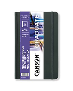 Canson Graduate Hardcover Sketchbook - Mix Media 200gsm -  5X8
