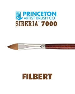 Princeton Series 7000 Siberia - Long Handle - Filbert - Size 8
