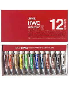 Holbein Artists&#39; Watercolor Set Of 12x5ml