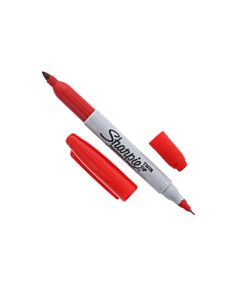 Sharpie Permanent Marker Twin Tip - Red