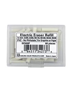 Sakura SE2000 Electric Eraser Refills Box of 70 - White