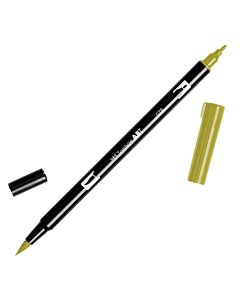 Tombow Dual Brush Pen No. 76 - Green Ochre