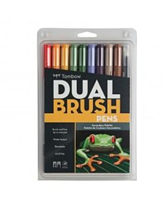 Tombow Dual Brush Pen 10 Color Secondary Set