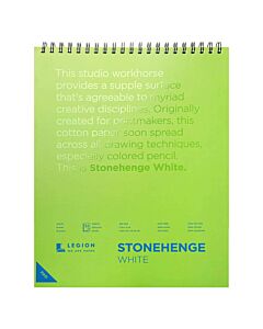 Stonehenge Paper Wirebound Journal 11x14" - White