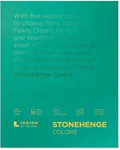 Stonehenge Paper 15 Sheet Multi-Pad 10.9x14" - Assorted Colors