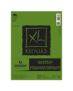 Canson XL Recycled Sketch Pad (100 Sheets) 9x12"