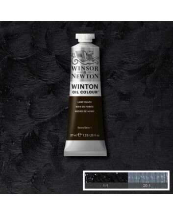 Winsor & Newton Winton Oil Color - 37ml - Lamp Black