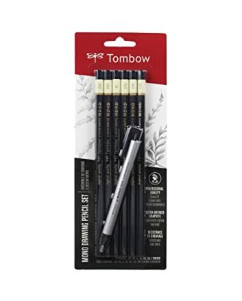Tombow Mono Pro Drawing Pencils - 6 Piece Set