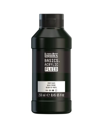 Liquitex BASICS Fluid Acrylic - 8.45oz - Ivory Black