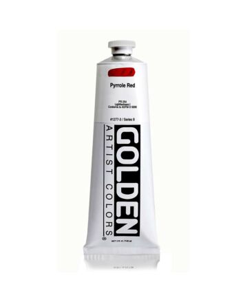 Golden Heavy Body Acrylic Color - 5oz Jar - Pyrrole Red