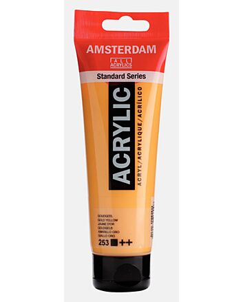 Amsterdam Acrylic Color - 120ml - Gold Yellow #253