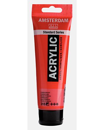 Amsterdam Acrylic Color - 120ml - Pyrrole Red #315