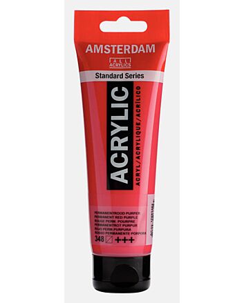 Amsterdam Acrylic Color - 120ml - Permanent Red Purple #348