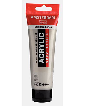 Amsterdam Acrylic Color - 120ml - Silver #800