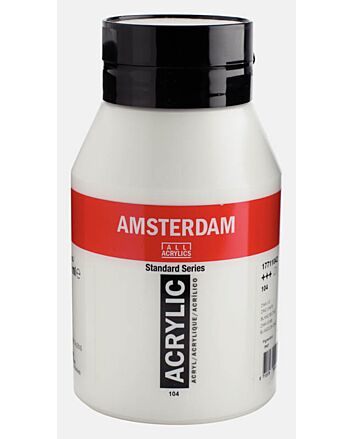 Amsterdam Acrylic Color - 1 Liter - Zinc White