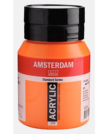 Amsterdam Acrylic Color - 500ml - Azo Orange