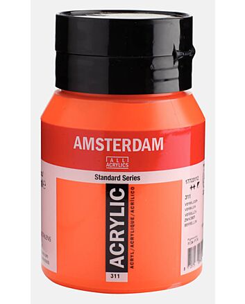 Amsterdam Acrylic Color - 500ml - Vermillion