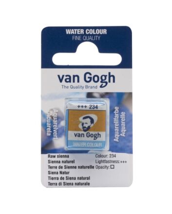 Van Gogh Watercolor Half Pan - Raw Sienna