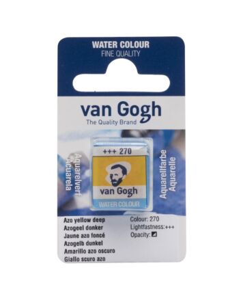 Van Gogh Watercolor Half Pan - Azo Yellow Deep