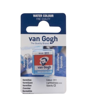 Van Gogh Watercolor Half Pan - Vermilion