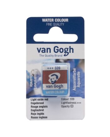 Van Gogh Watercolor Half Pan - Light Oxide Red