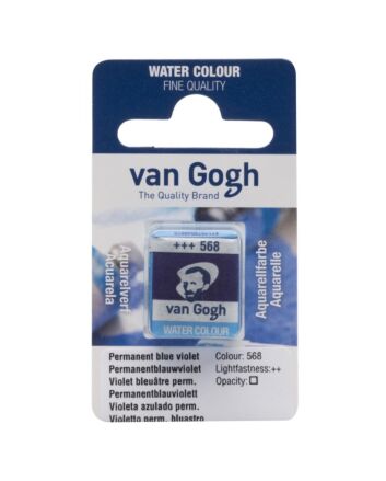 Van Gogh Watercolor Half Pan - Permanent Blue Violet