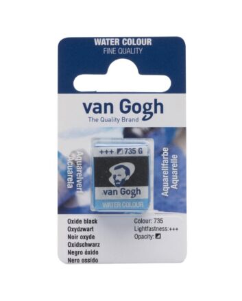Van Gogh Watercolor Half Pan - Oxide Black