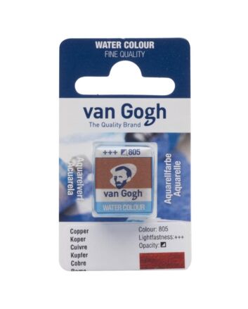 Van Gogh Watercolor Half Pan - Copper