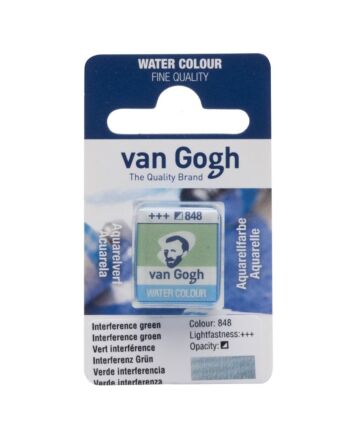 Van Gogh Watercolor Half Pan - Interference Green