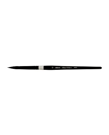 Silver Brush Black Velvet - Round - Size 12