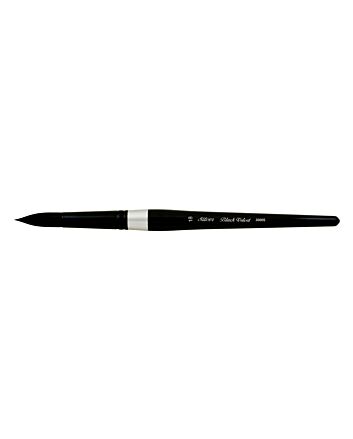 Silver Brush Black Velvet - Round - Size 18