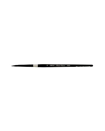 Silver Brush Black Velvet - Round - Size 6