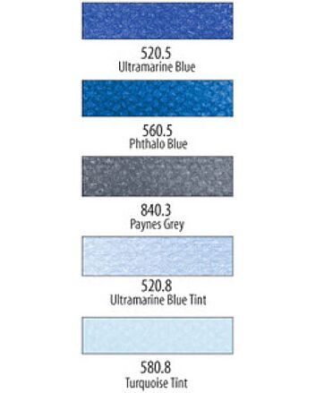 PanPastel Soft Pastels - Set of 5 Blues