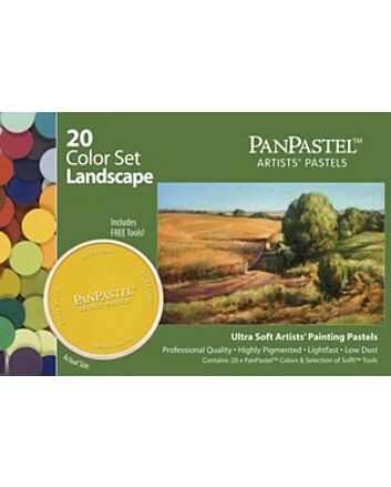 PanPastel Soft Pastels - Set of 20 Colors Landscape