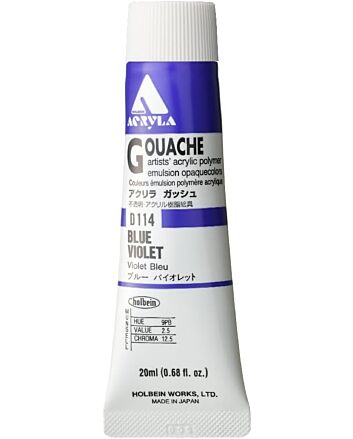 Holbein Acrylic Gouache - Blue Violet - 20ml