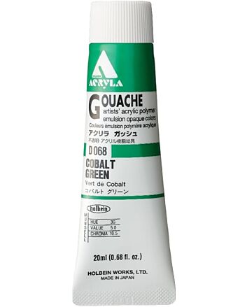 Holbein Acrylic Gouache - Cobalt Green - 20ml