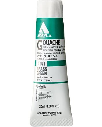 Holbein Acrylic Gouache - Grass Green - 20ml