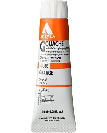 Holbein Acrylic Gouache - Orange - 20ml