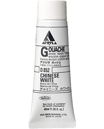 Holbein Acrylic Gouache - Chinese White - 40ml