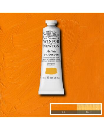 Winsor & Newton Artists' Oil Color 37ml - Cadmium Yellow Deep
