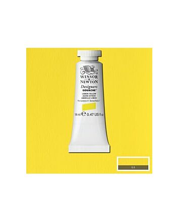 Winsor & Newton Designer Gouache - 14ml Tube - Cadmium Free Lemon