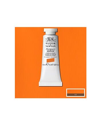 Winsor & Newton Designer Gouache - 14ml Tube - Cadmium Free Orange