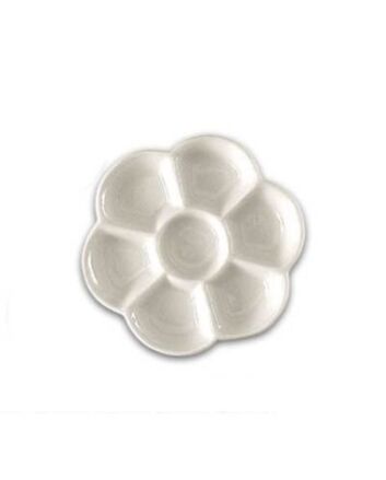 Ceramic Watercolor Palette - Flower Dish