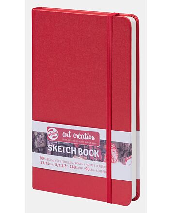 Talens Art Creation Sketchbook - 13x21cm - Red