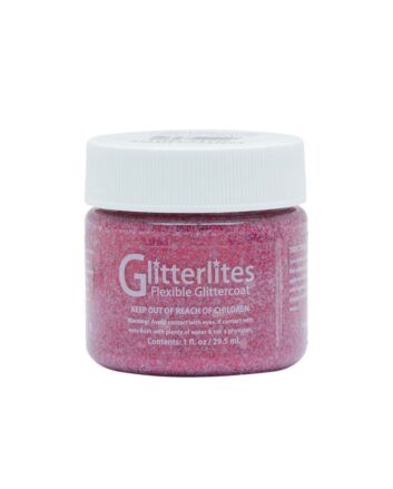 Angelus Flexible Glitter Coat - 1oz - Ruby Red