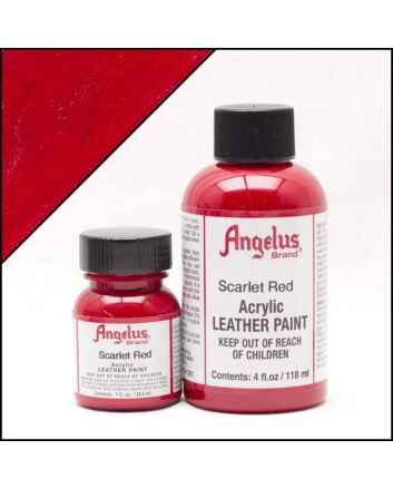 Angelus Acrylic Leather Paint - 1oz - Scarlet Red