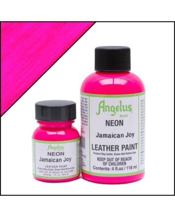 Angelus Acrylic Leather Paint - 1oz - Neon Jamaican Joy