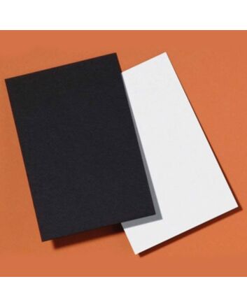 2 Sided Mounting Board - 8x10 Black/White