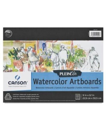 Canson Plein Air Board Pad Watercolor 12x16
